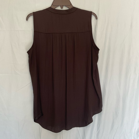 Vince Camuto 1X Sleeveless Blouse Black - Picture 5 of 5